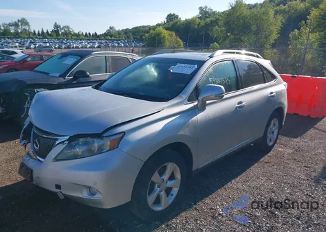 2010 Lexus Rx 350 from USA, damaged, VIN 2T2BK1BA4AC042155